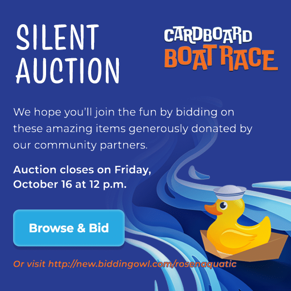 Cardboard Boat Race Silent Auction Pop-Up Banner