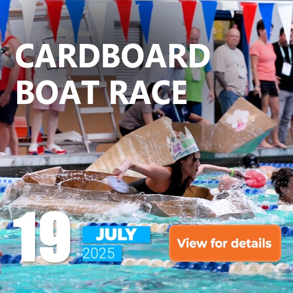Rosen Aquatic and Fitness Center Cardboard Boat Race