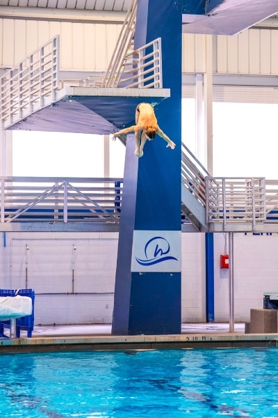 A diver mid-dive at RAFC.